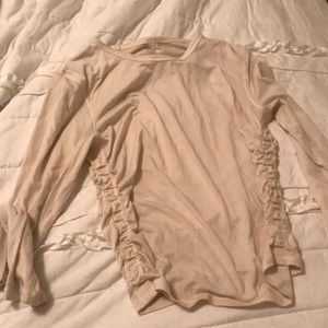 Tan lululemon long sleeve shirt